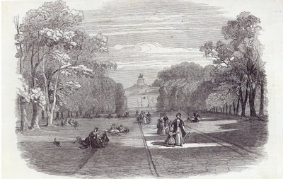 Der Lange Spaziergang, Windsor, aus The Illustrated London News, 14. November 1846 von English School